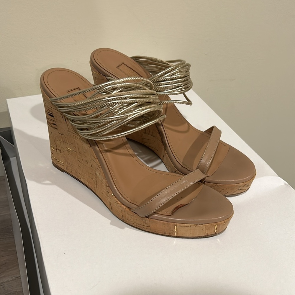 Aquazzura Rendez Vous Wedge Sandals